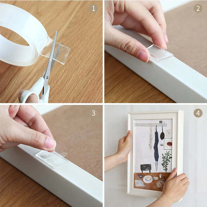 Double-sided Nanotape (Throw away your drill!)