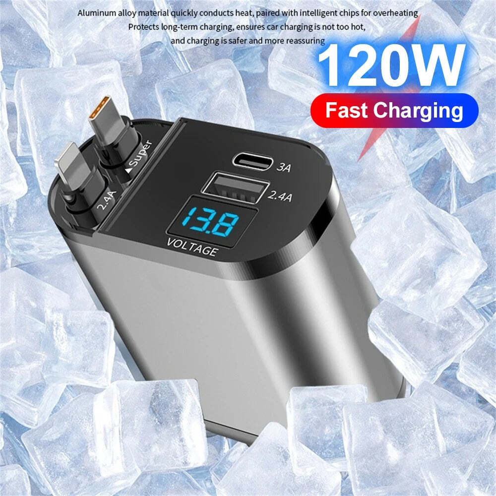 4 in 1 Quick Car Charger I Last Day 50% OFF🔥